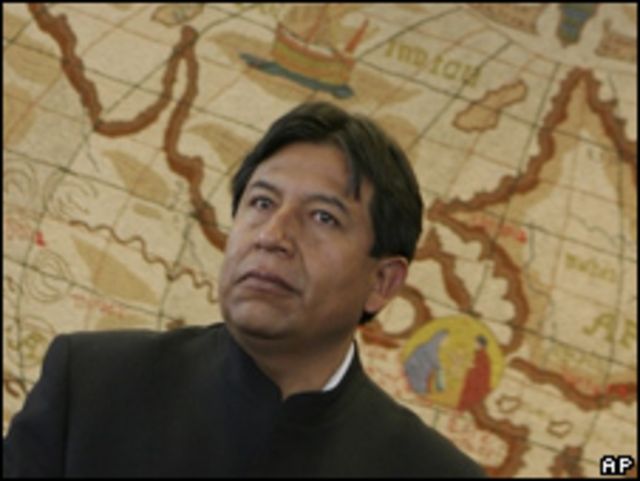 David Choquehuanca, ministro boliviano de Relaciones Exteriores