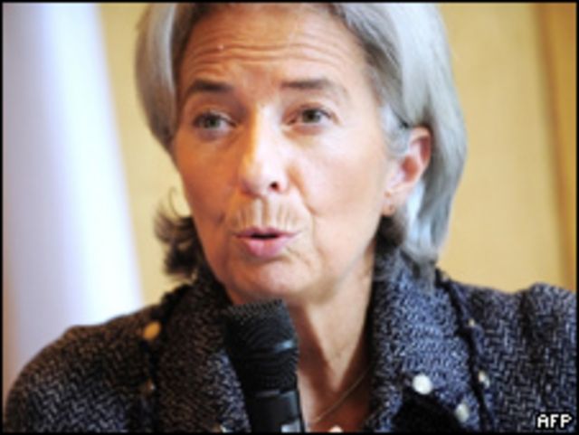 Christine Lagarde, ministra francesa de Economía