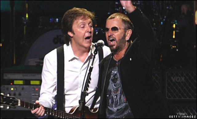 Paul McCartney y Ringo Starr