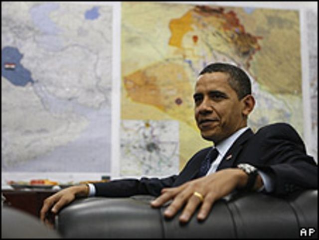 Barack Obama en Irak, 7 abril 2009