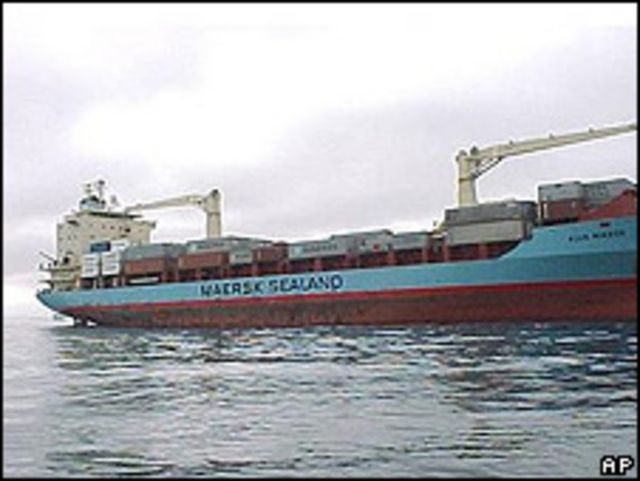 Imagen del Maersk Alabama (Foto de archivo).