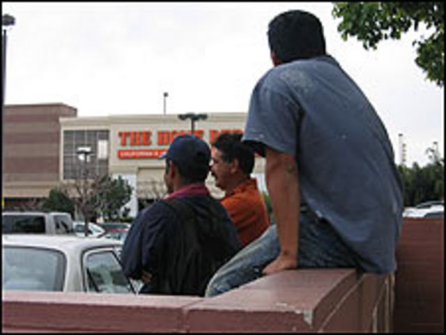 Trabajadores indocumentados en Los Ángeles