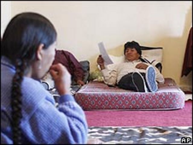 Evo Morales.