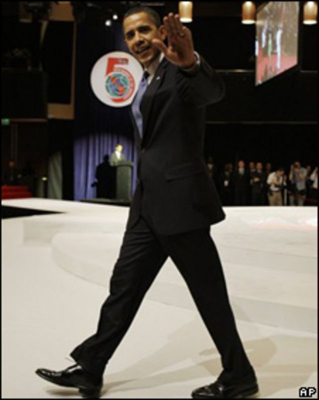 Barack Obama, durante su participación en la Cumbre de las Américas