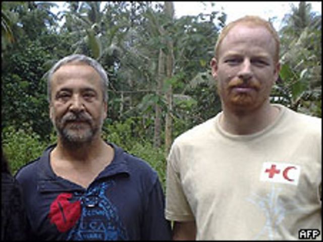 Andreas Notte (der.) junto Eugenio Vagni