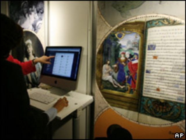 Inauguración de la biblioteca en París