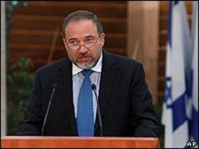 Avigdor Lieberman, canciller de Israel