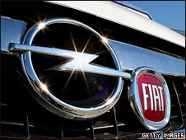 Logos de Fiat y Opel