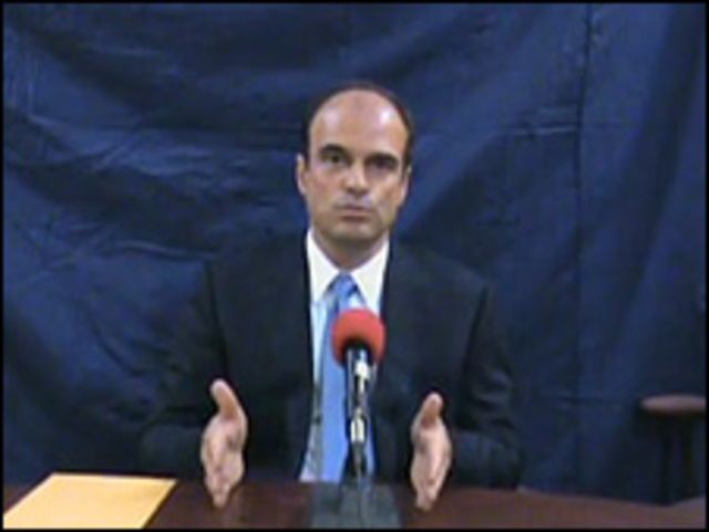 Fotograma del video póstumo del abogado Rodrigo Rosenberg.