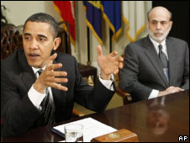 Obama con Bernanke