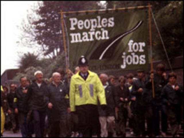 Manifestación de desempleados 