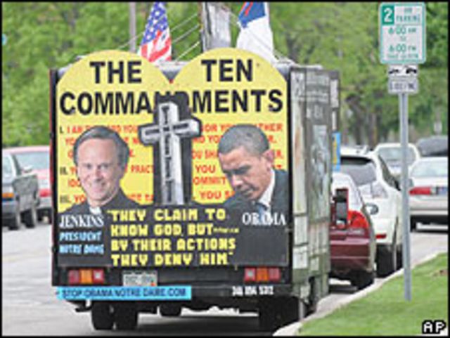 Campaña contra la presencia de Obama en Indiana