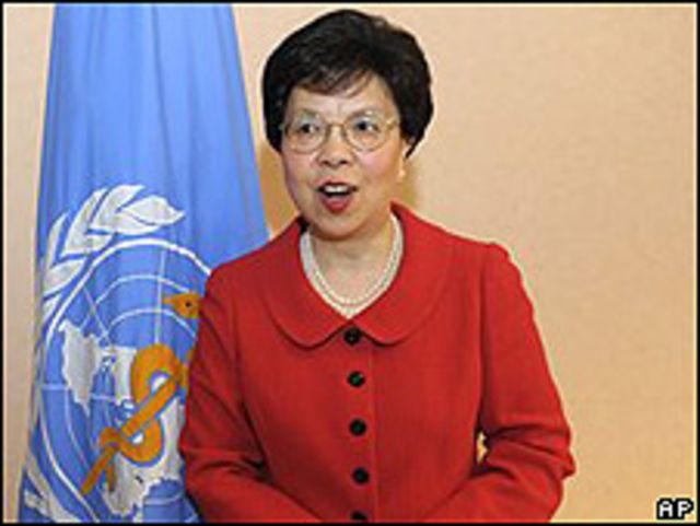 Margaret Chan, titular de la Orgaización Mundial de la Salud.