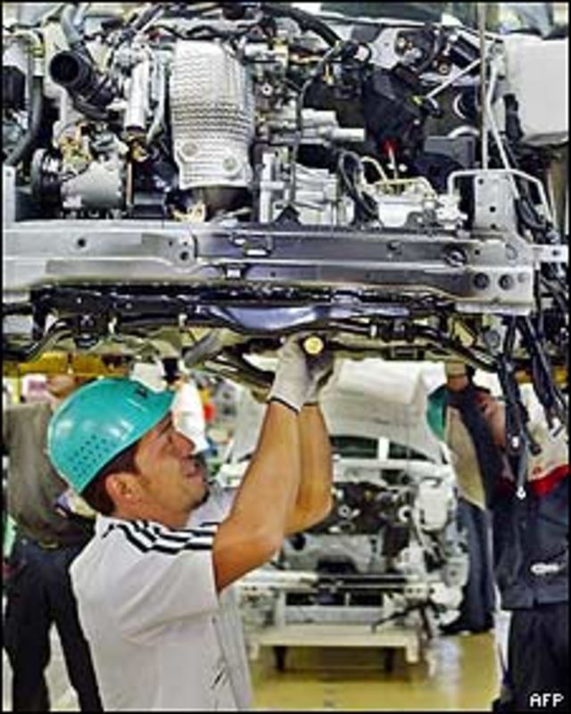 Fábrica de Daihatsu en Japón