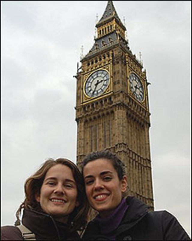 De turistas en Londres