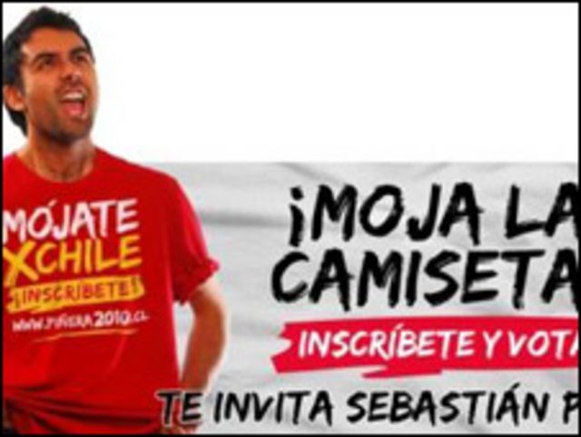Campaña electoral (foto cortesía de la web del candidato Sebastián Piñera)