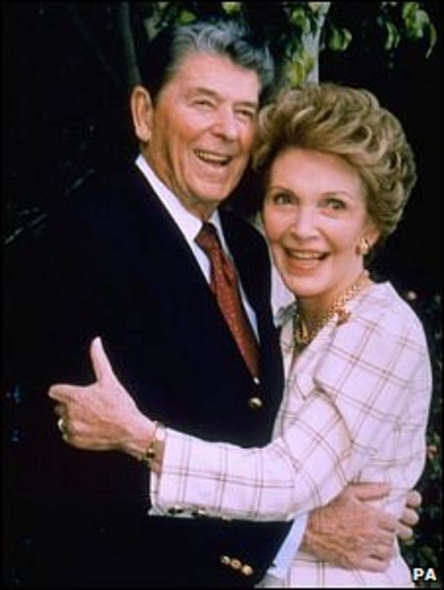Ronald y Nancy Reagan, en una foto de archivo.