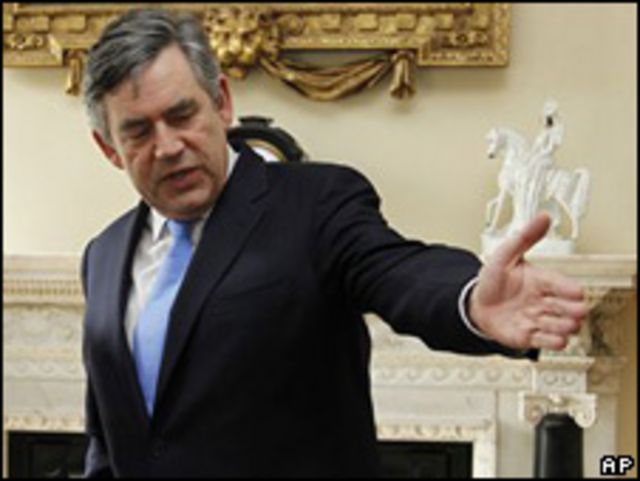 Gordon Brown, primer ministro británico.