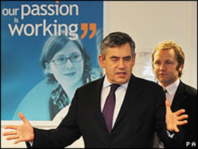 El primer ministro Gordon Brown