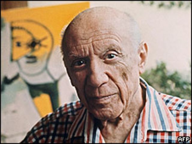Pablo Picasso en octubre de 1971