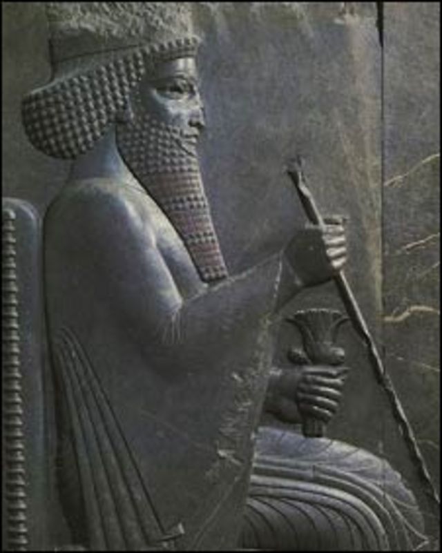 Relieve de Xerxes I, emperador persa.