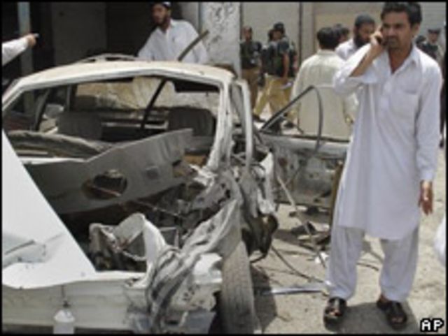 Explosión en mercado de Pakistán