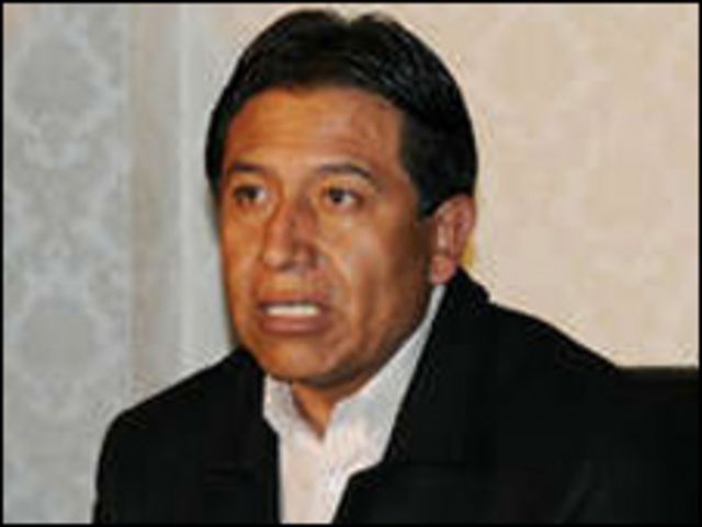 David Choquehuanca, canciller de Bolivia (foto cortesía Agencia Boliviana de Informaciones).