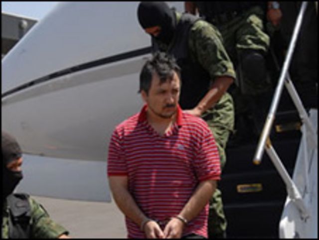 Juan Manuel Jurado Zarzoza, presunto narco detenido (foto cortesía sitio de internet SEDENA).