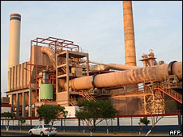 Planta de Cemex en Venezuela. Foto de archivo de abril de 2008.