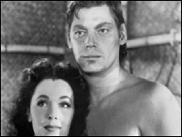 Johnny Weissmuller y Maureen O'Sullivan