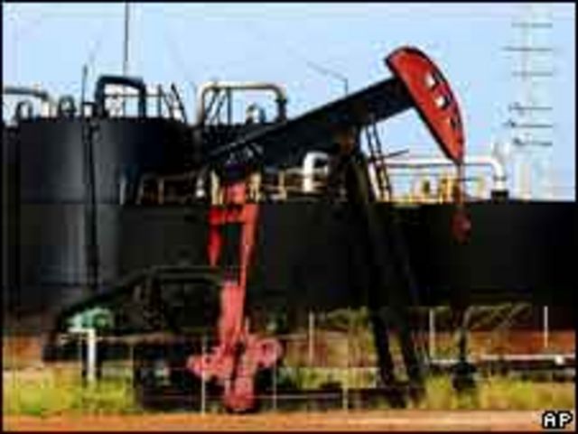 Pozo petrolero en Venezuela.
