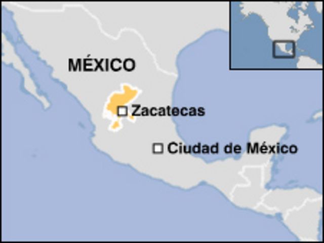 Mapa de México. Sacado de la Página en internet de la Secretaría de Turismo de México