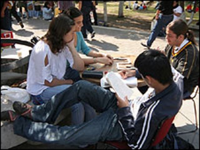 Estudiantes universitarios en México