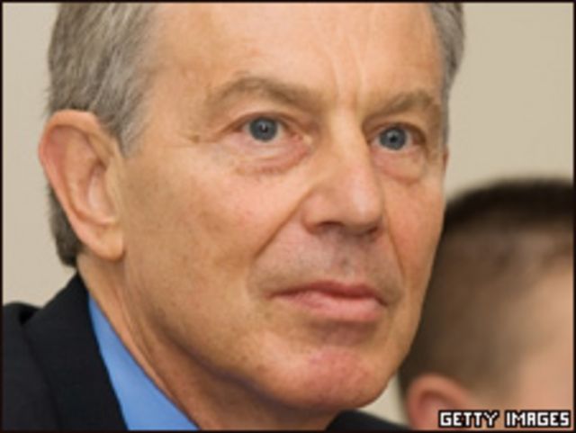 Primer ministro británico Tony Blair