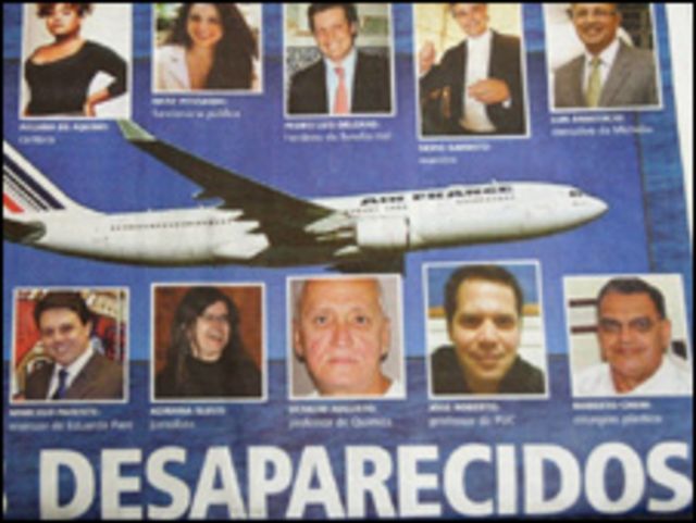 Portada de periódico brasileño informando sobre el accidente