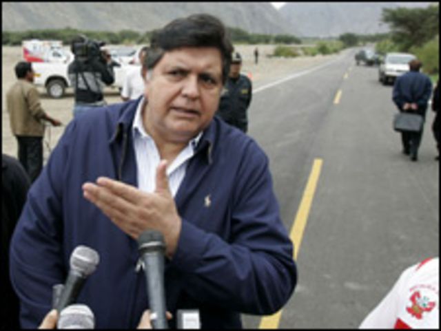 Alan García, presidente de Perú (foto cortesía agencia Andina).