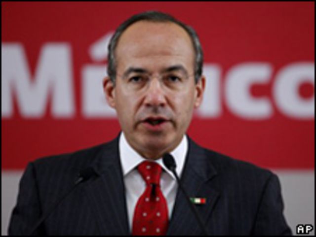 Felipe Calderón, presidente de México