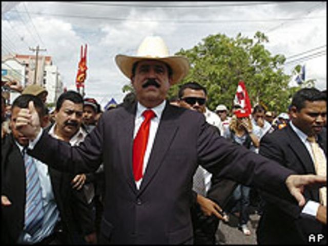  Manuel Zelaya, presidente de Honduras