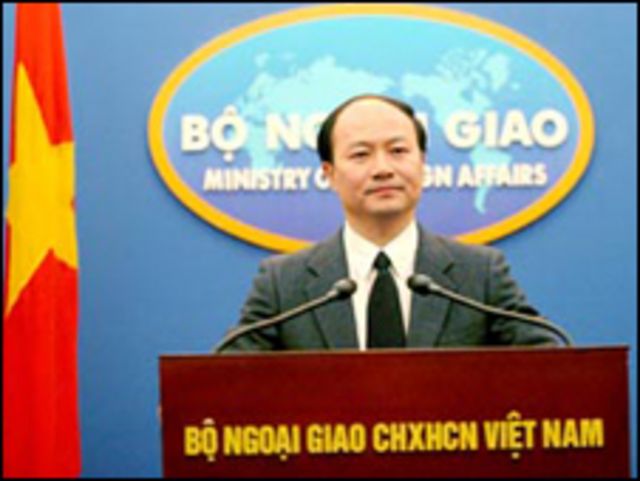 Phát ngôn nhân bộ Ngoại giao Việt Nam, ông Lê Dũng