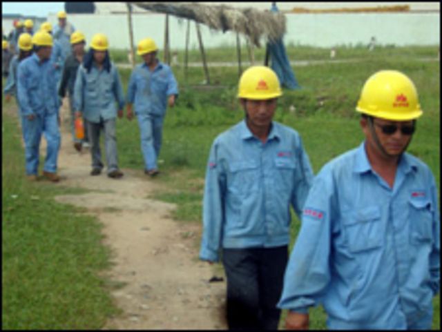 Lao động TQ ở Việt Nam (ảnh VNN)