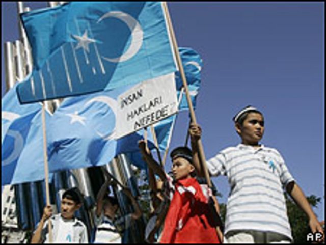 Protesta de uigures en Turquía