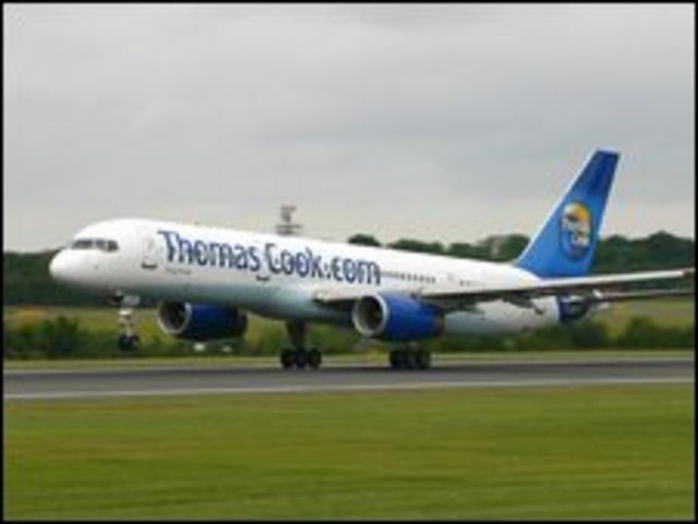 Avión de la compañía Thomas Cook.