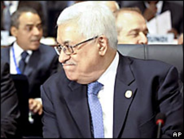 Mahmoud Abbas, presidente de la autoridad palestina.