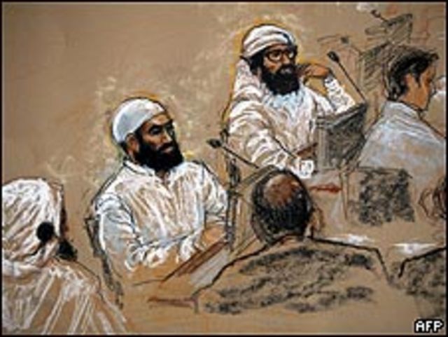 Cinco acusados de planificar los atentados del 11 de septiembre de 2001 en Nueva York y Washington en audiencia en Guantánamo