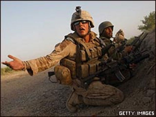 قوات أمريكية وأفغانية في عملية عسكرية