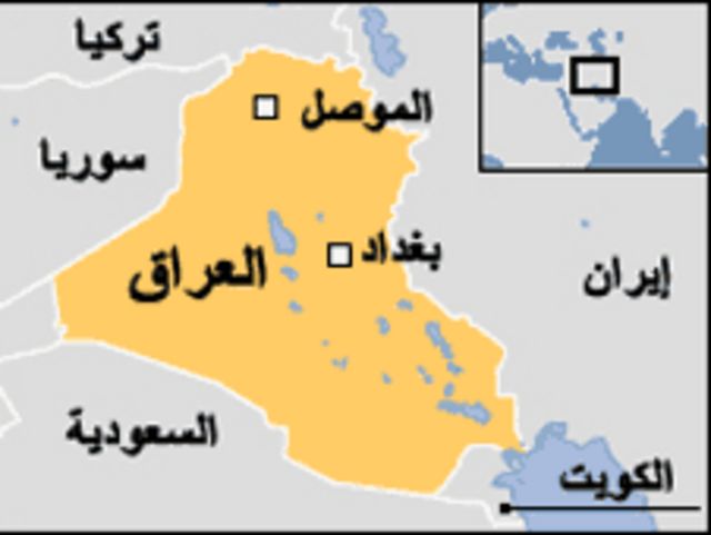 خريطة العراق