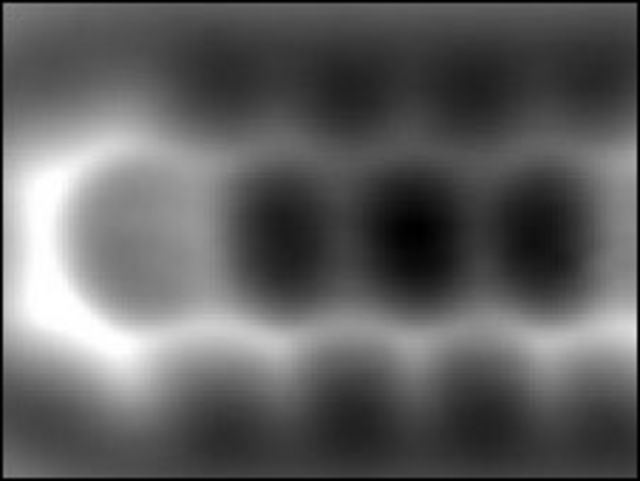 Фото молекулы воды под электронным микроскопом