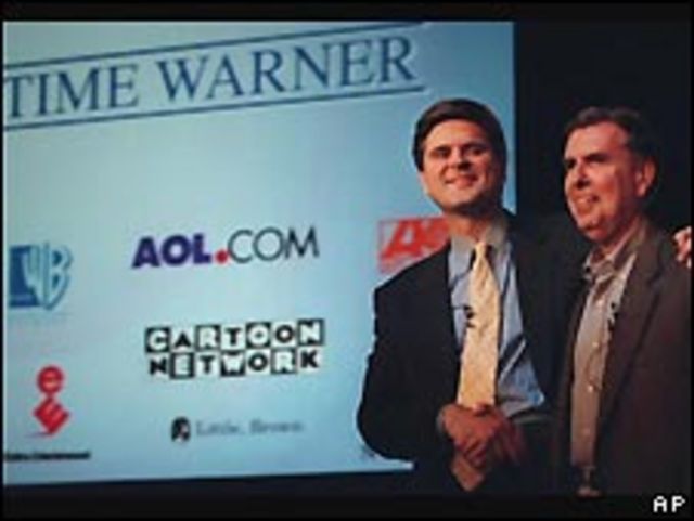 Ejecutivos de AOL y de Time Warner