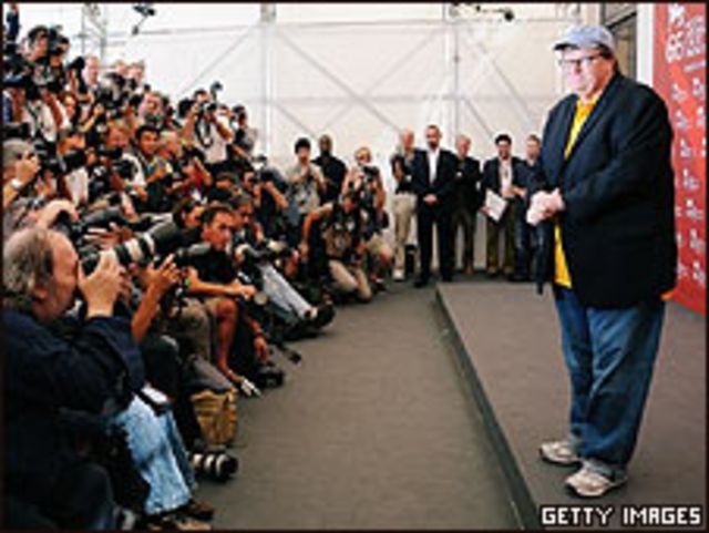 Michael Moore en Venecia