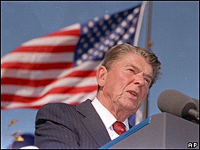 Ronald Reagan en 1991